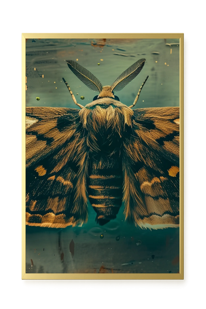 Golden Moth Canvas Print