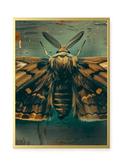 Golden Moth Canvas Print