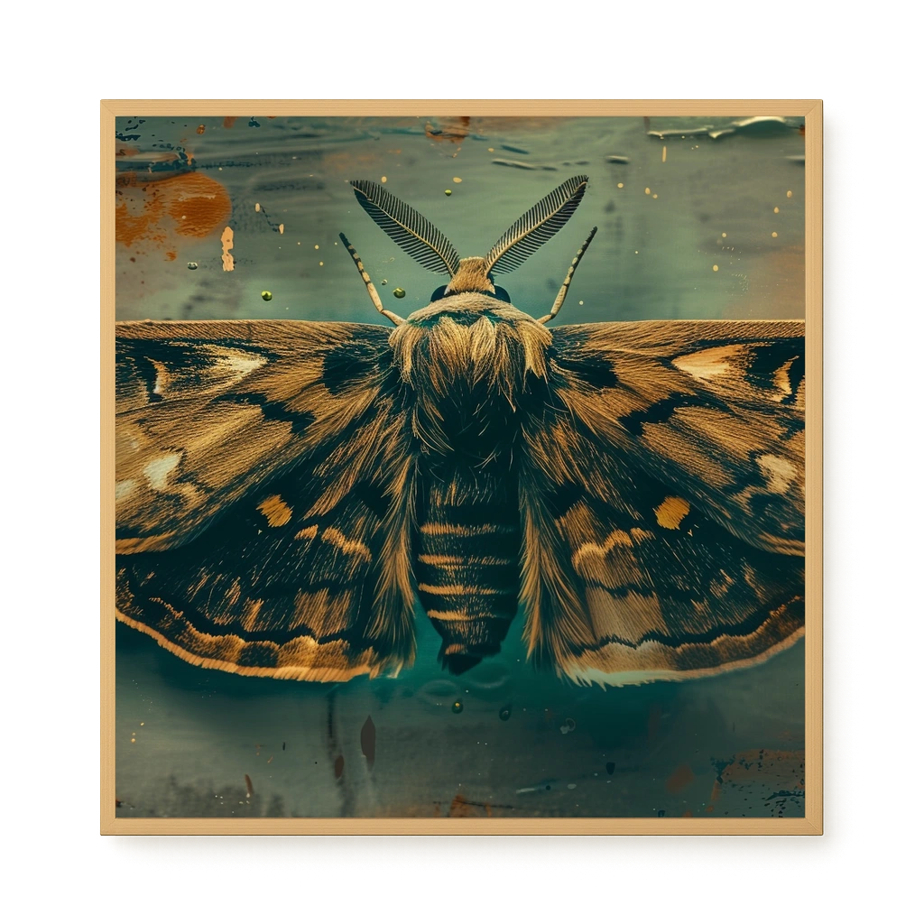 Golden Moth Canvas Print