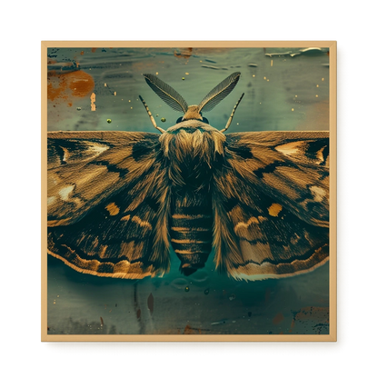 Golden Moth Canvas Print