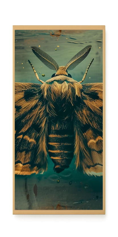Golden Moth Canvas Print