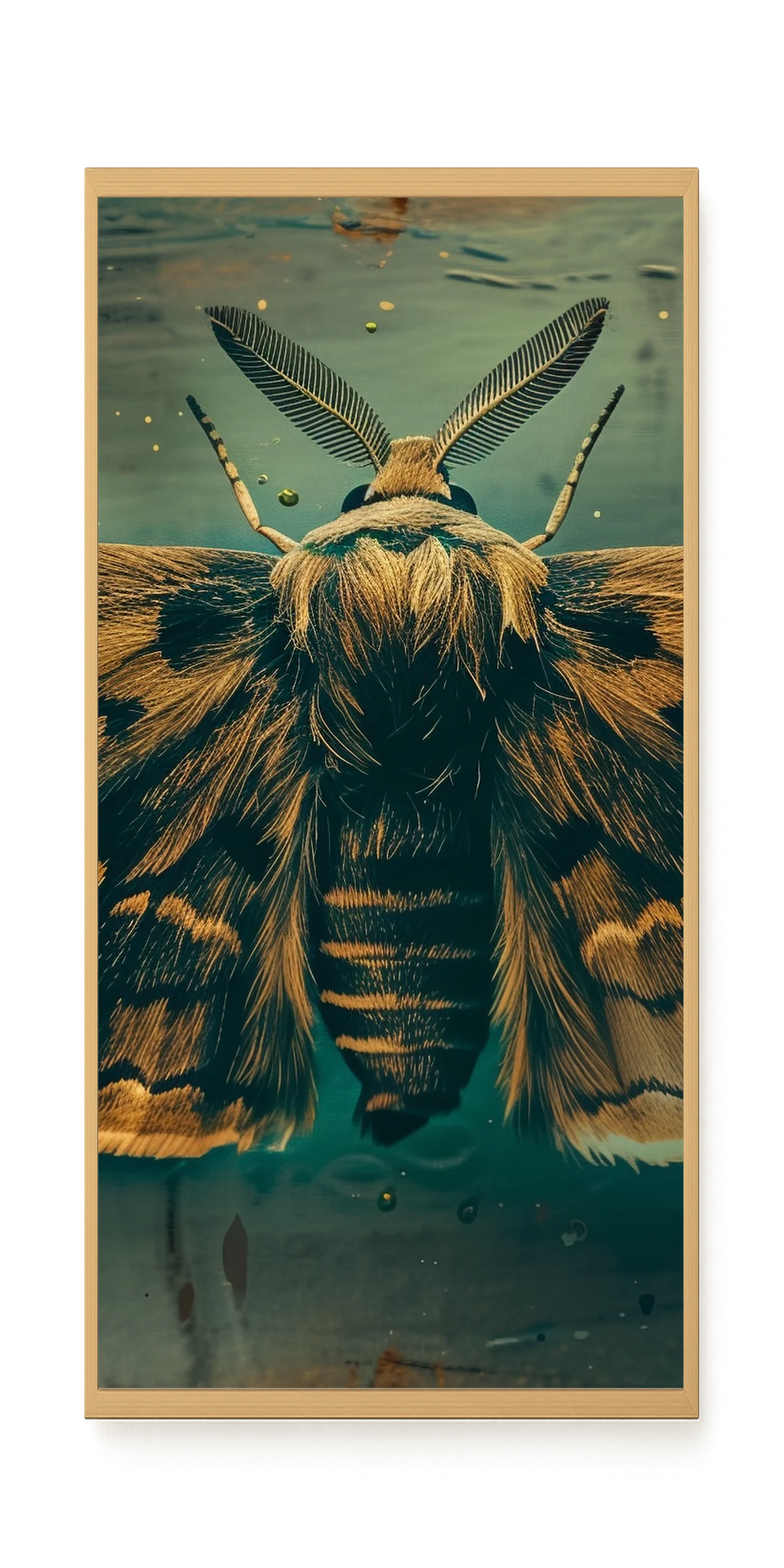 Golden Moth Canvas Print