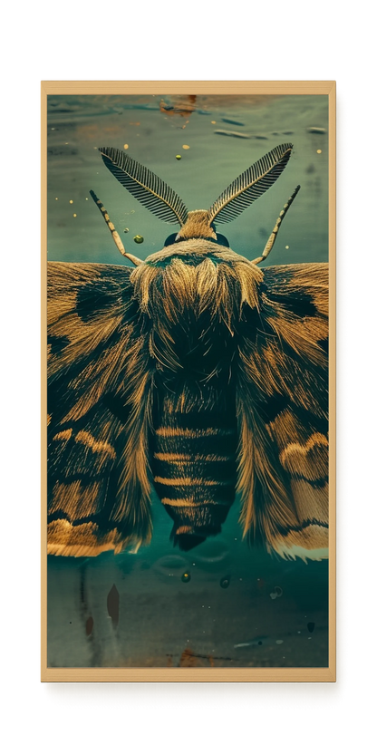 Golden Moth Canvas Print