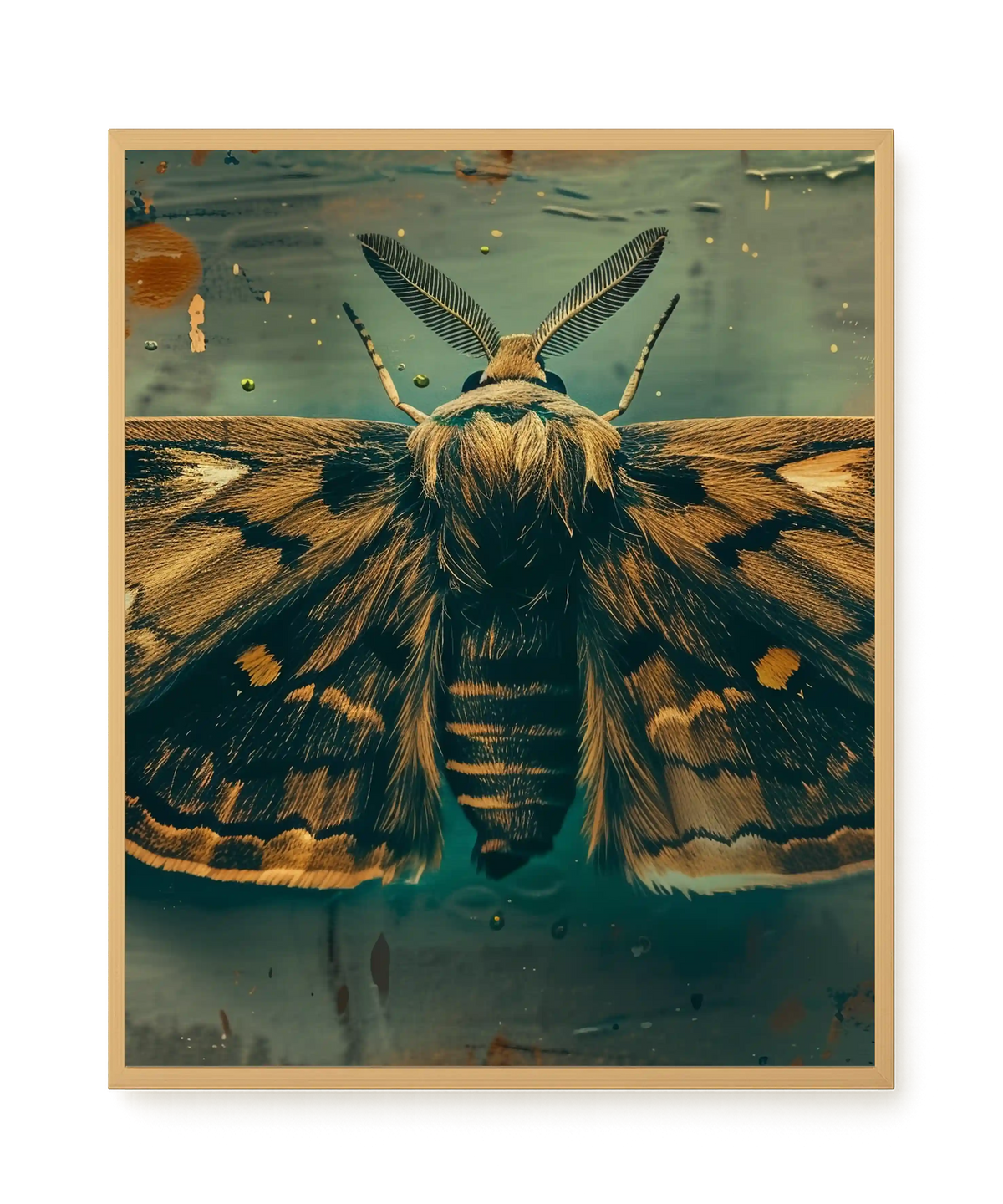 Golden Moth Canvas Print