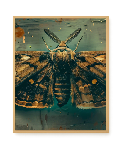 Golden Moth Canvas Print