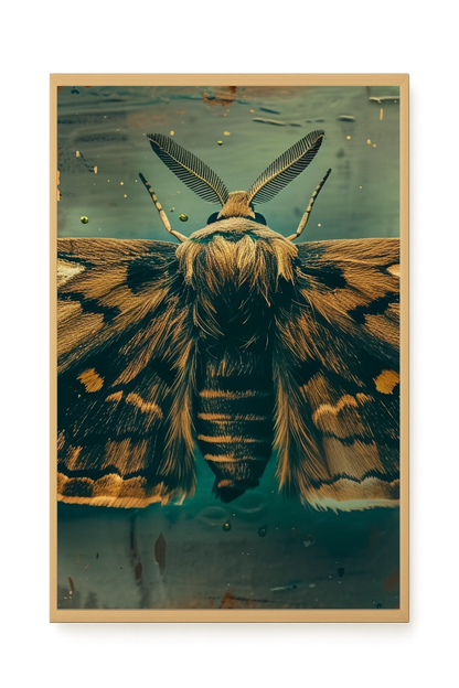 Golden Moth Canvas Print