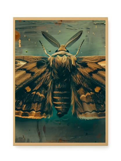 Golden Moth Canvas Print