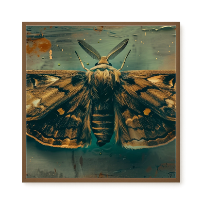 Golden Moth Canvas Print