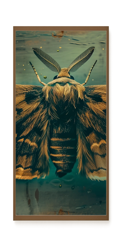 Golden Moth Canvas Print