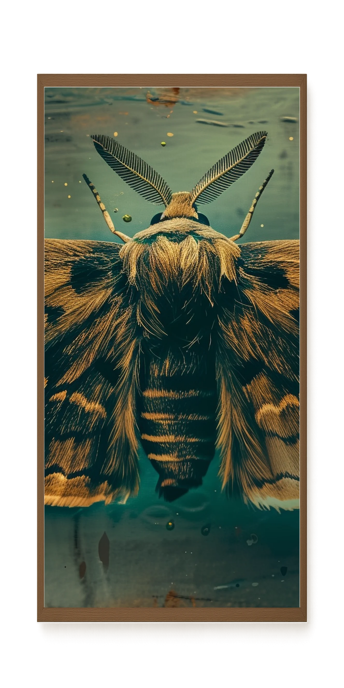 Golden Moth Canvas Print