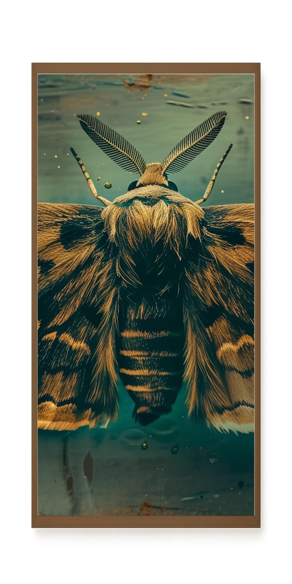 Golden Moth Canvas Print