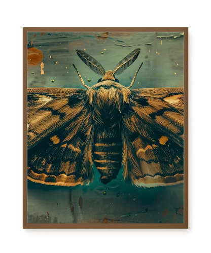 Golden Moth Canvas Print