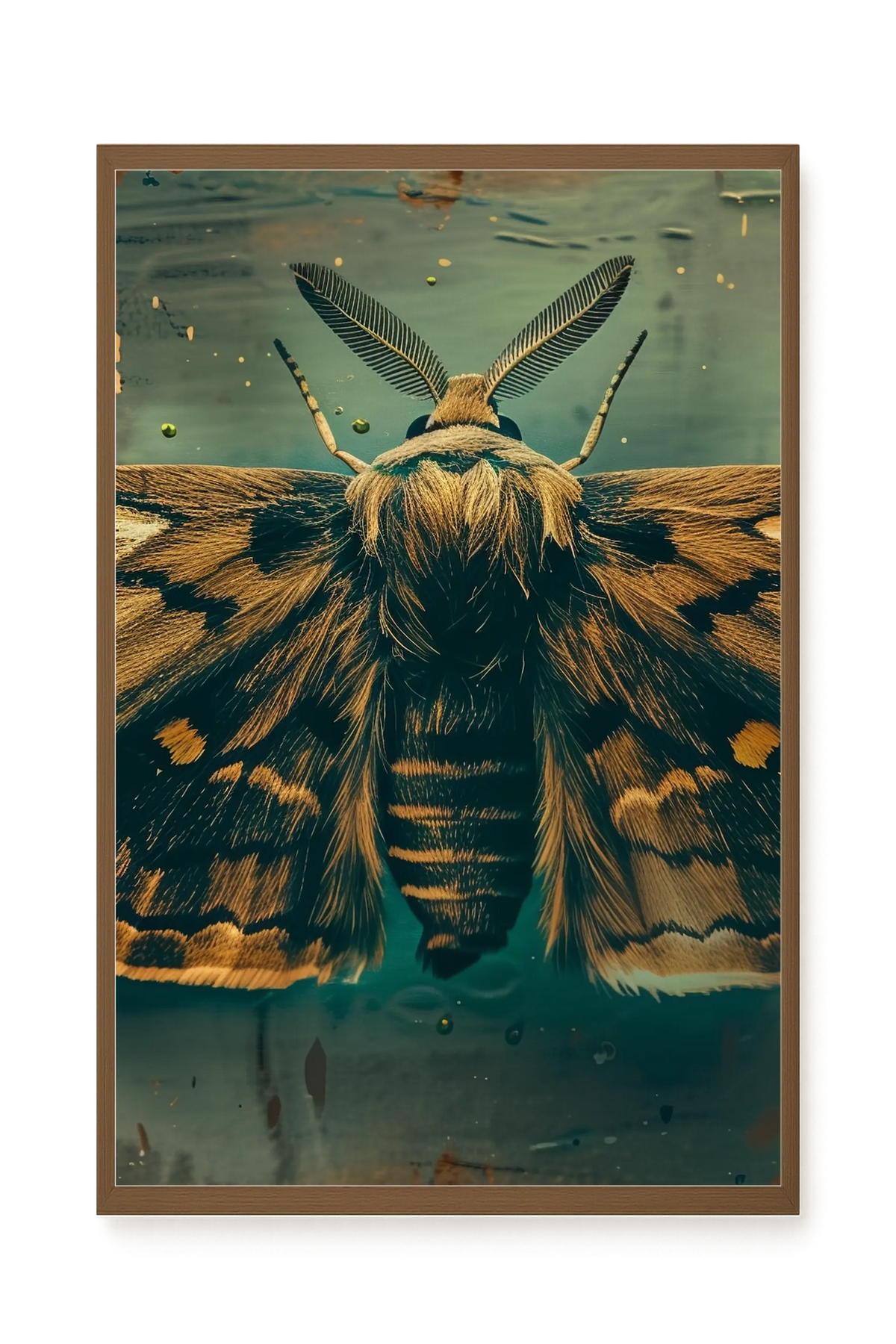 Golden Moth Canvas Print