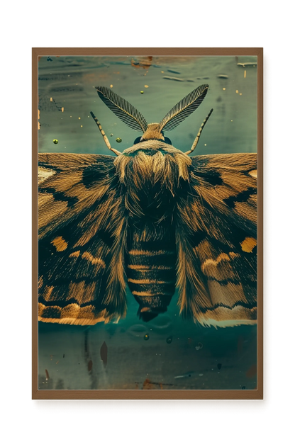 Golden Moth Canvas Print