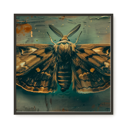Golden Moth Canvas Print