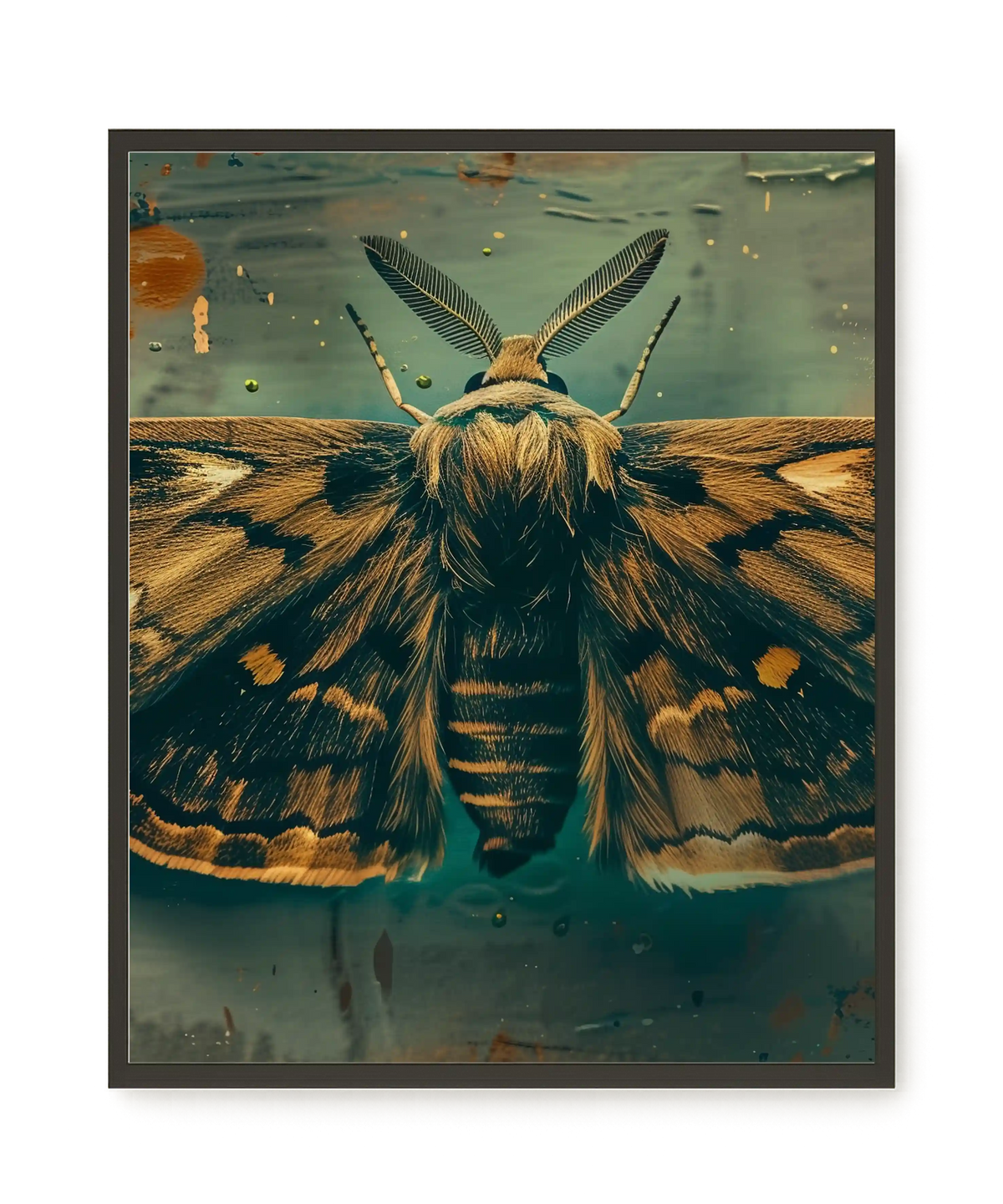 Golden Moth Canvas Print