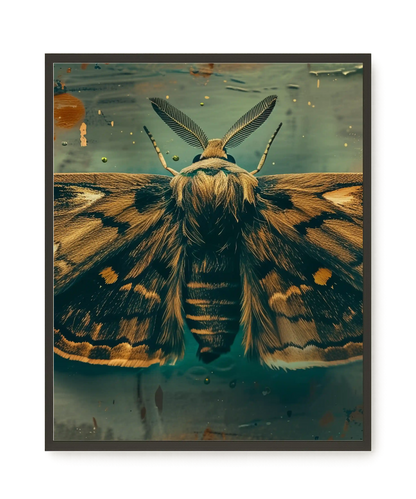Golden Moth Canvas Print