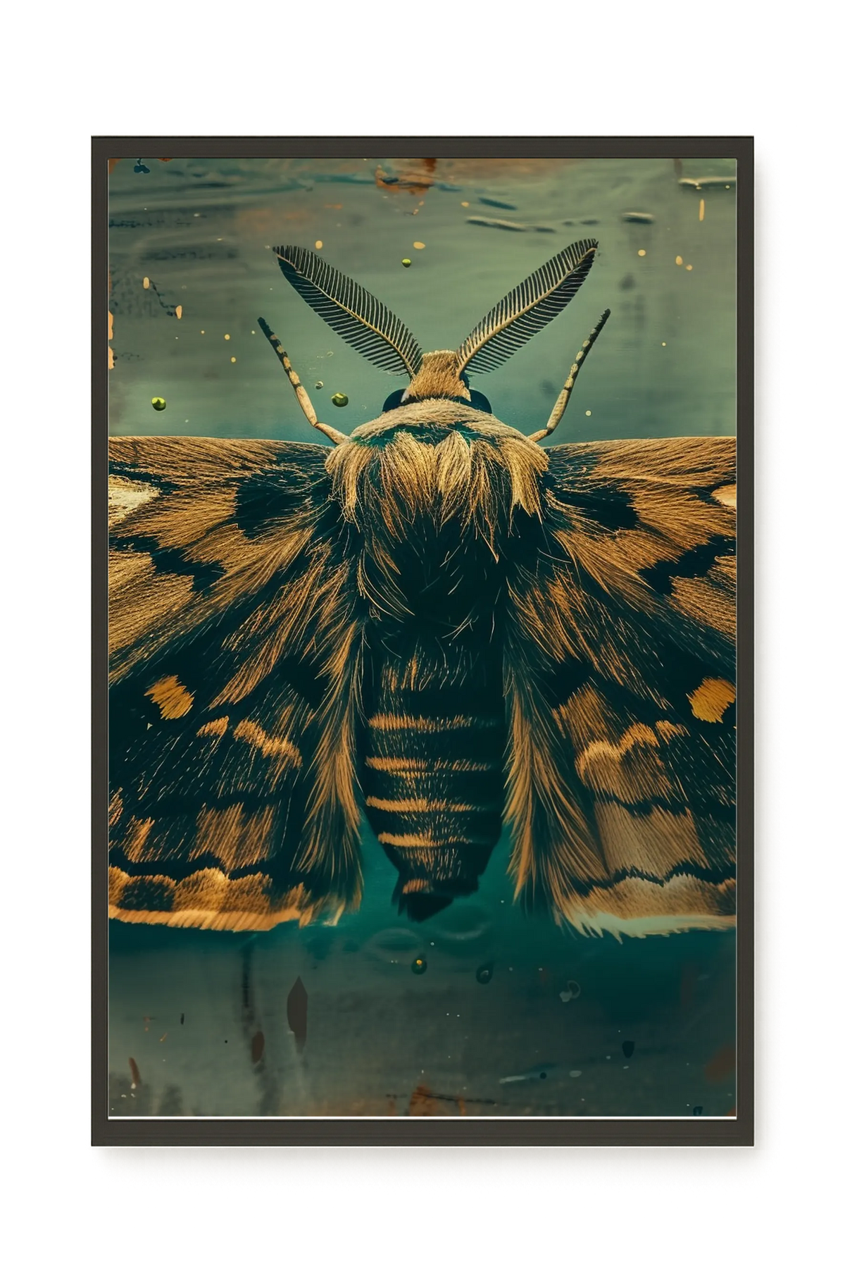 Golden Moth Canvas Print