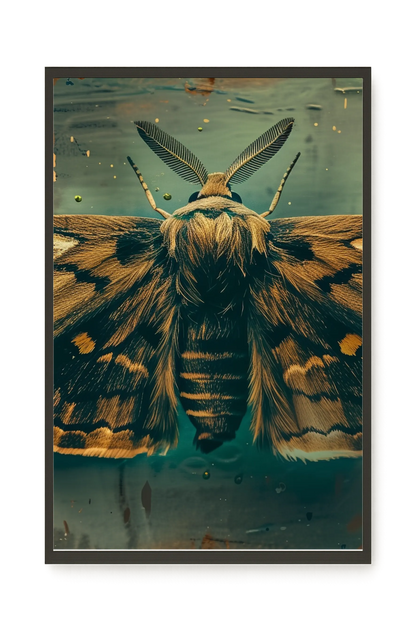 Golden Moth Canvas Print