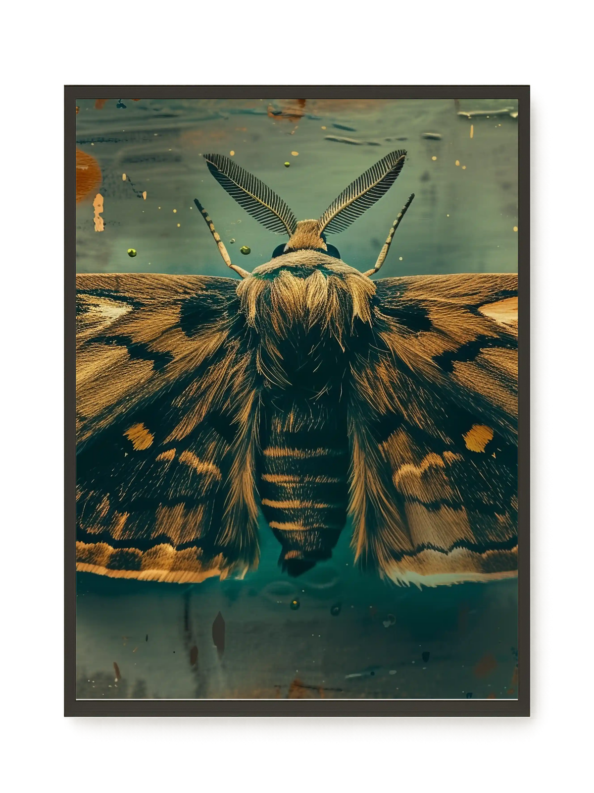 Golden Moth Canvas Print