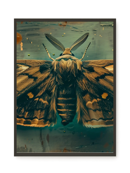 Golden Moth Canvas Print