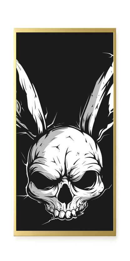 Skull Rabbit Canvas Wall Art