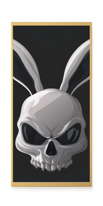 Dark Rabbit Canvas Print