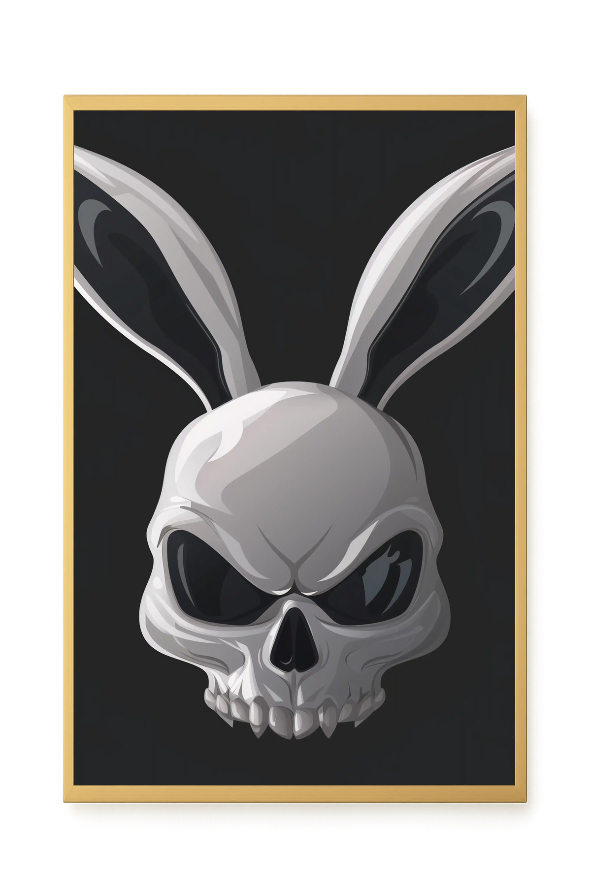 Dark Rabbit Canvas Print