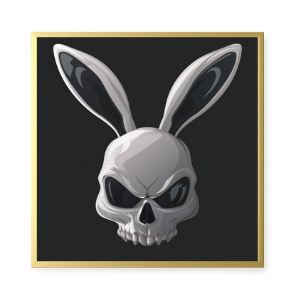 Dark Rabbit Canvas Print
