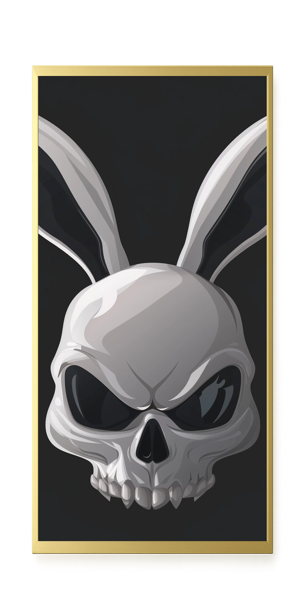 Dark Rabbit Canvas Print
