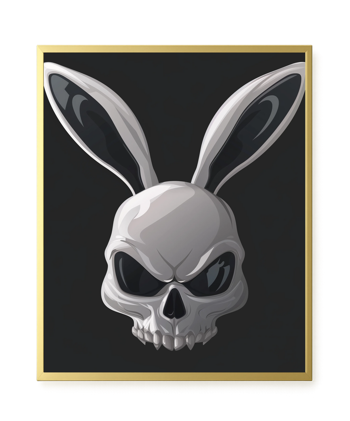 Dark Rabbit Canvas Print