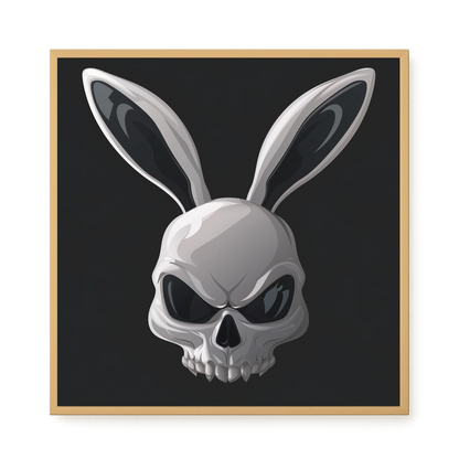 Dark Rabbit Canvas Print
