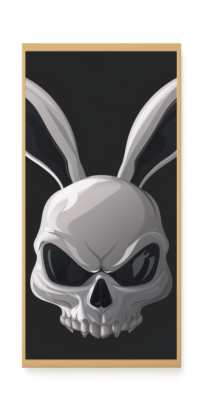 Dark Rabbit Canvas Print