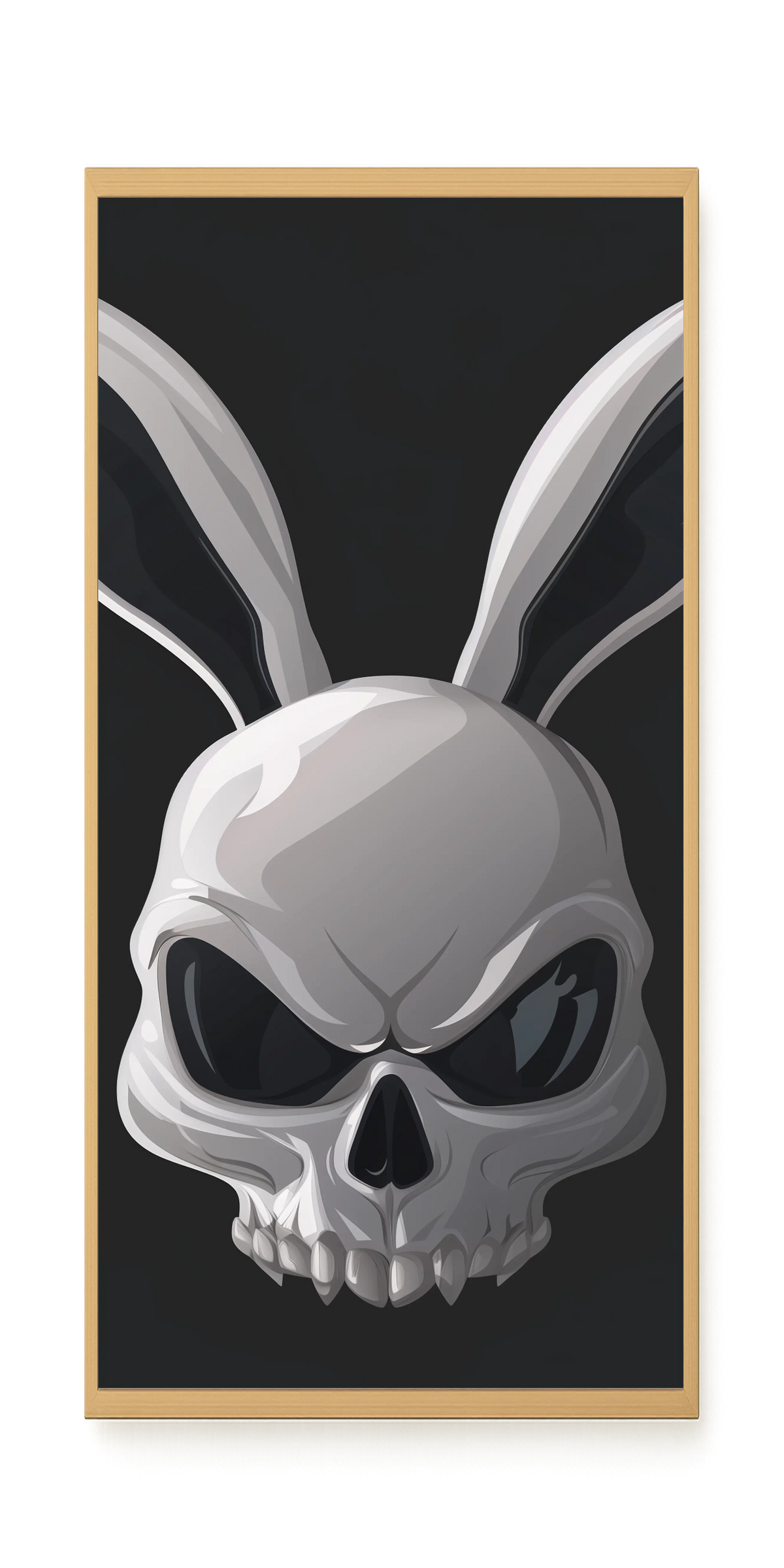 Dark Rabbit Canvas Print