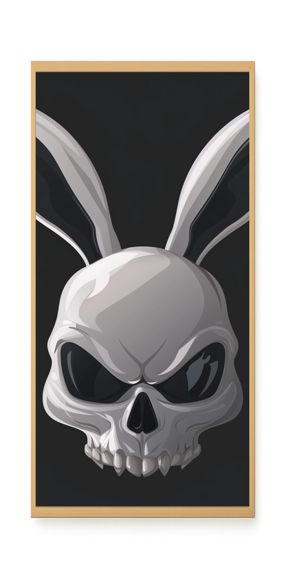 Dark Rabbit Canvas Print