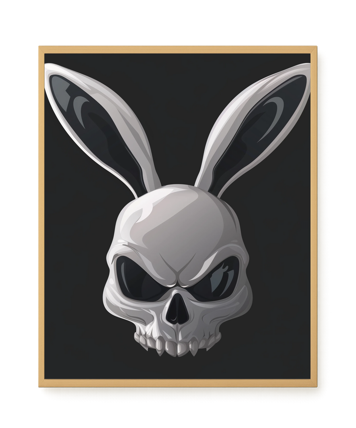 Dark Rabbit Canvas Print