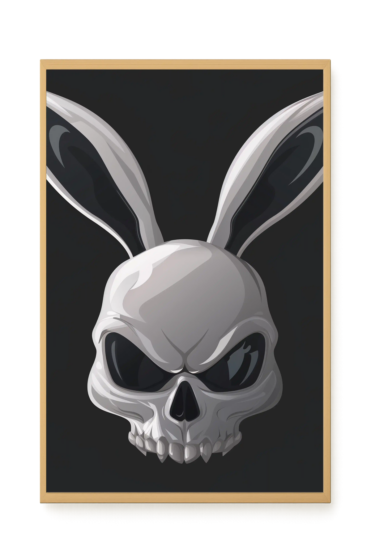 Dark Rabbit Canvas Print
