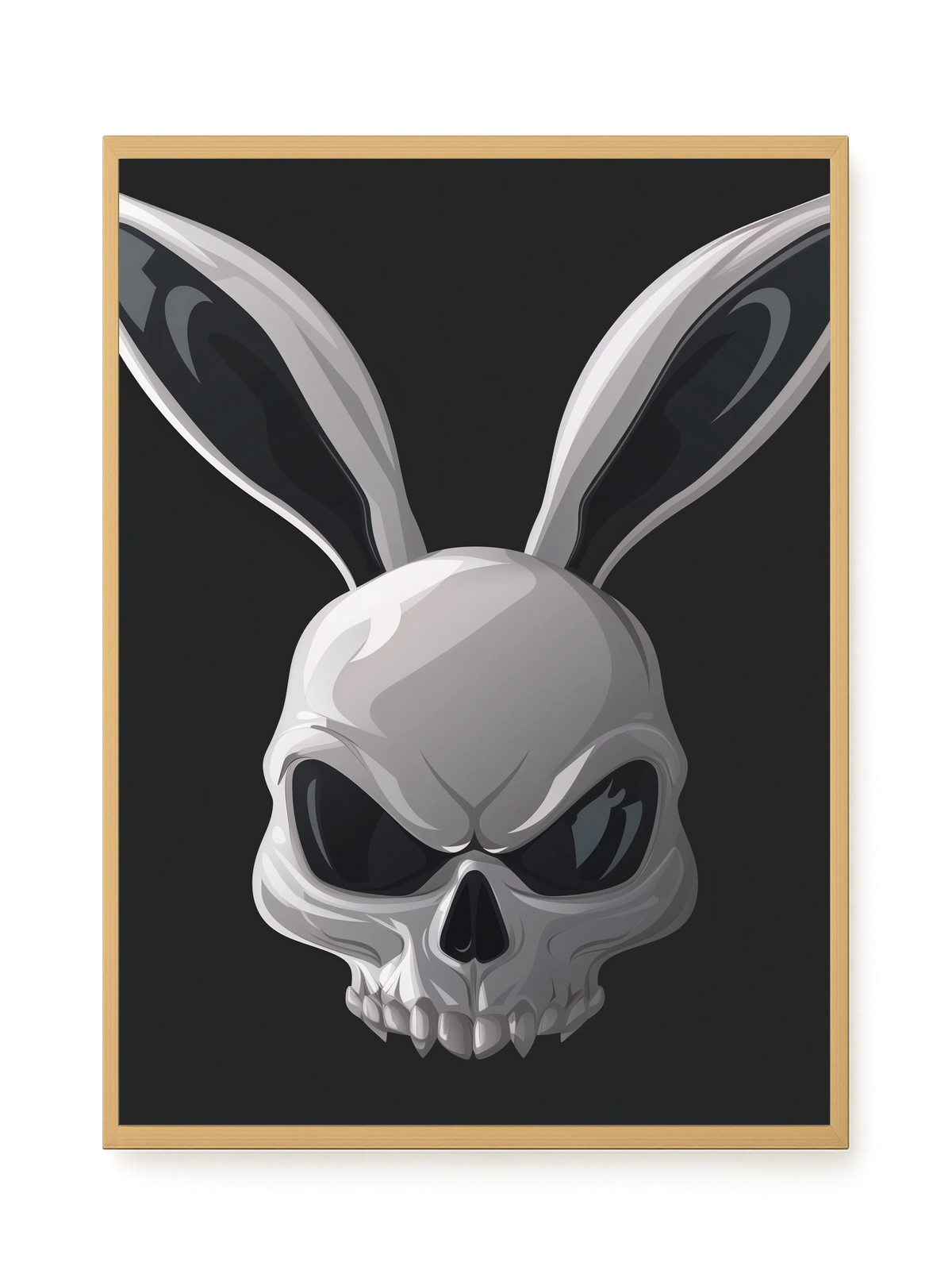 Dark Rabbit Canvas Print