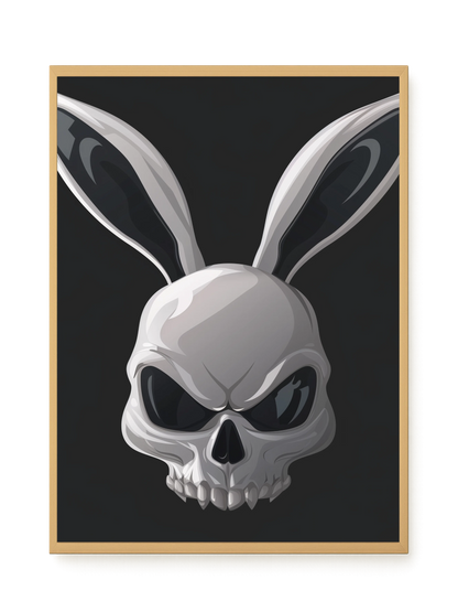 Dark Rabbit Canvas Print