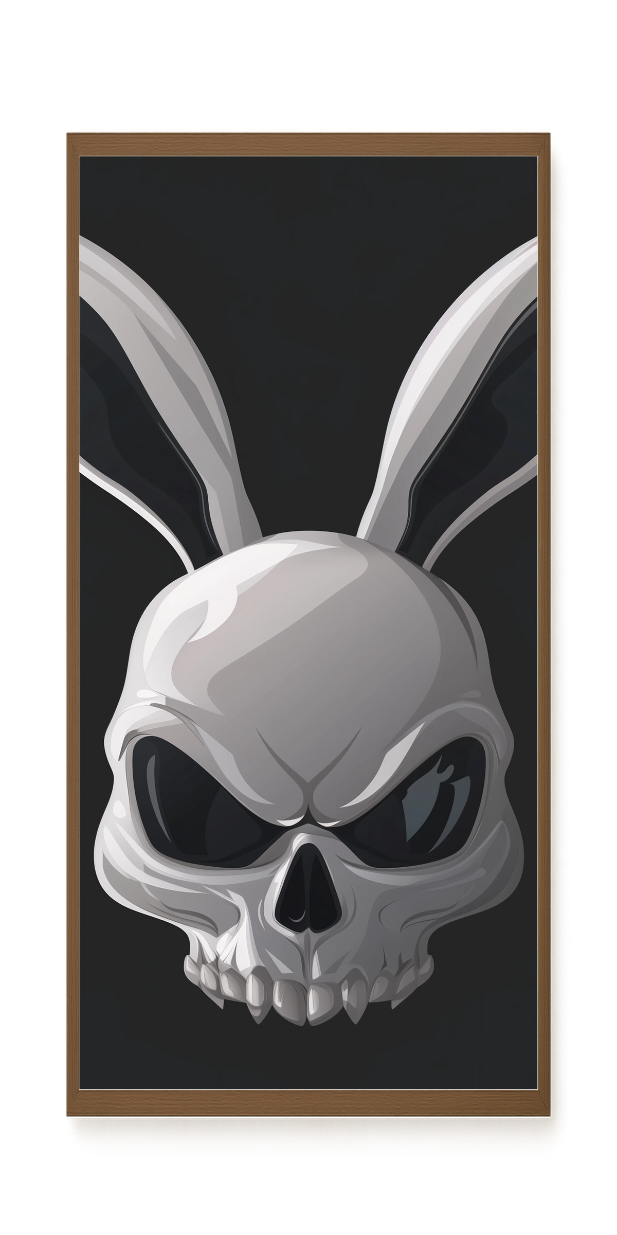 Dark Rabbit Canvas Print
