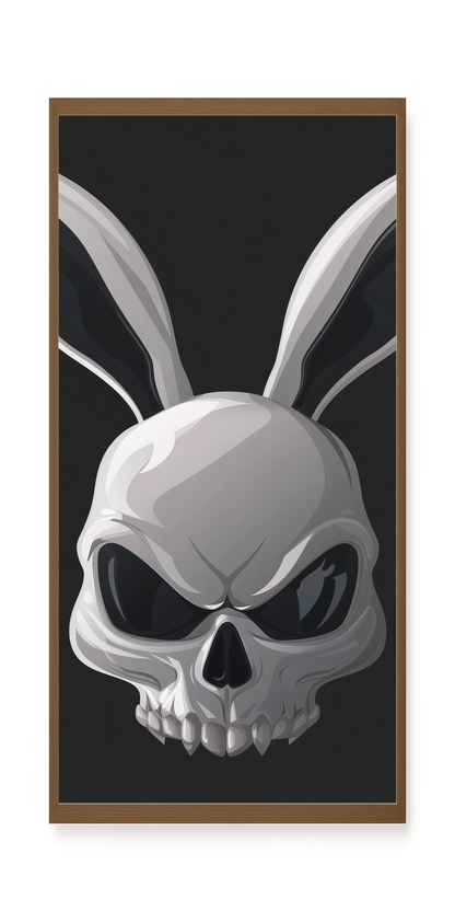 Dark Rabbit Canvas Print