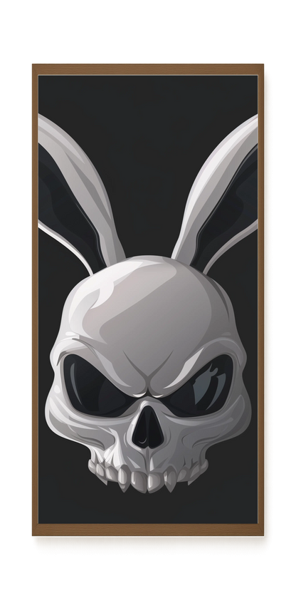 Dark Rabbit Canvas Print