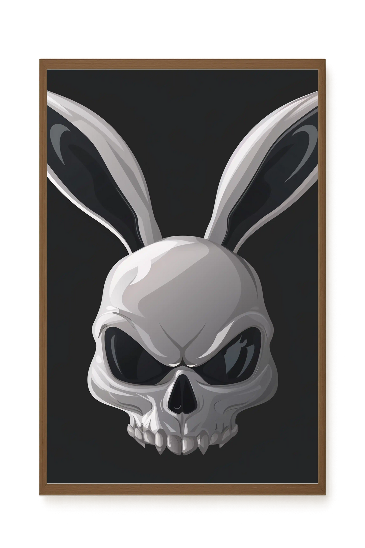 Dark Rabbit Canvas Print