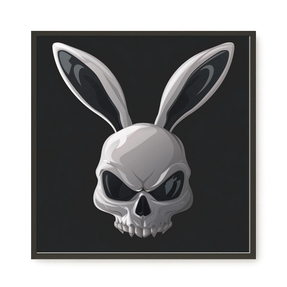 Dark Rabbit Canvas Print