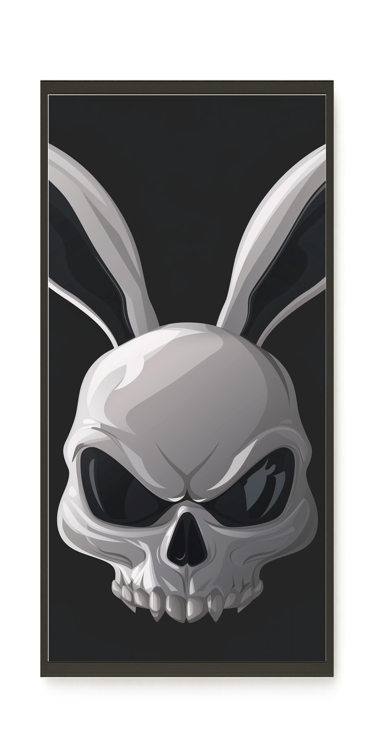 Dark Rabbit Canvas Print