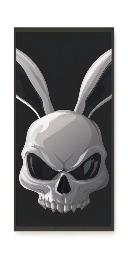Dark Rabbit Canvas Print