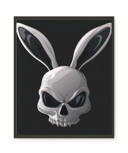 Dark Rabbit Canvas Print