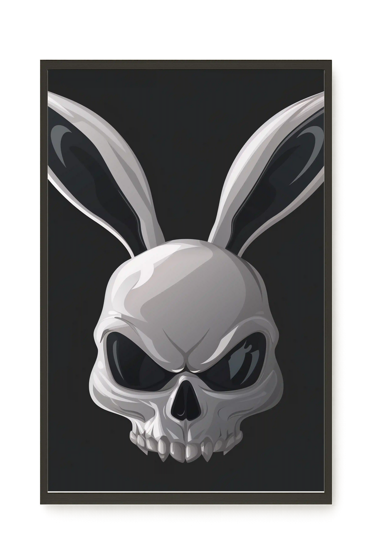 Dark Rabbit Canvas Print