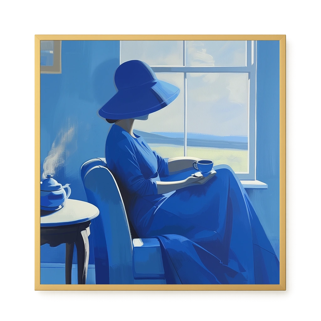 Blue Stillness Canvas Print
