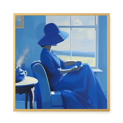Blue Stillness Canvas Print